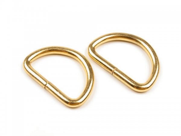 D-Ringe 25mm breit - gold